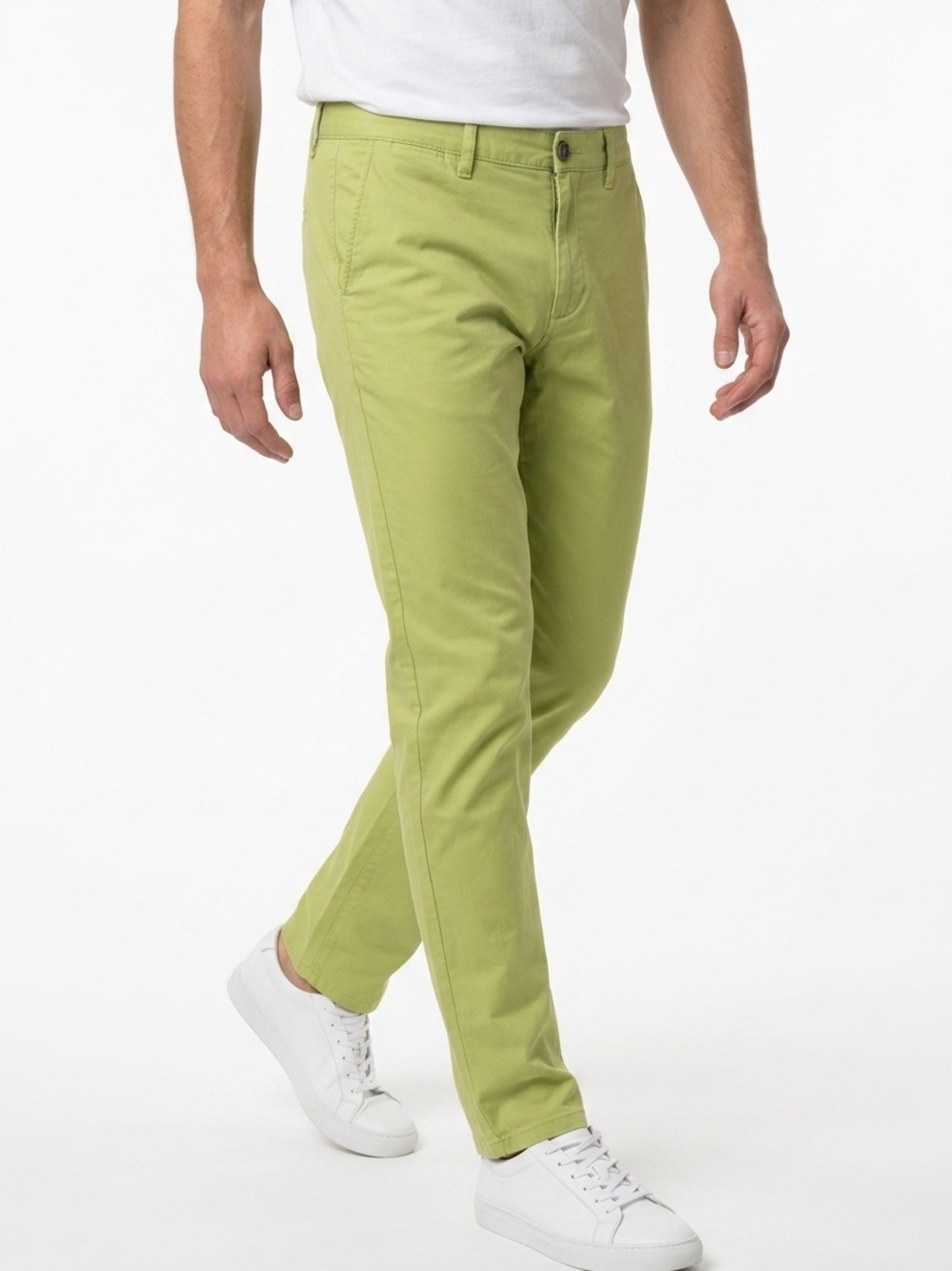 BENNY GOLD | NEW Avocado Green Khaki Style Relaxed Chino Pants Men’s Size 34x32
